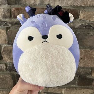Squishmallow Binoche the Fawn from the Girly Goth Squad